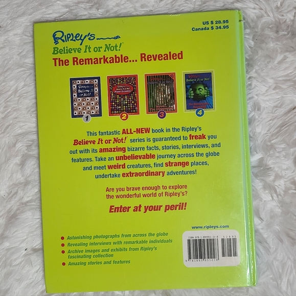 Ripley's Believe it or not! The Remarkable Revealed Hardcover Book - Picture 8 of 8